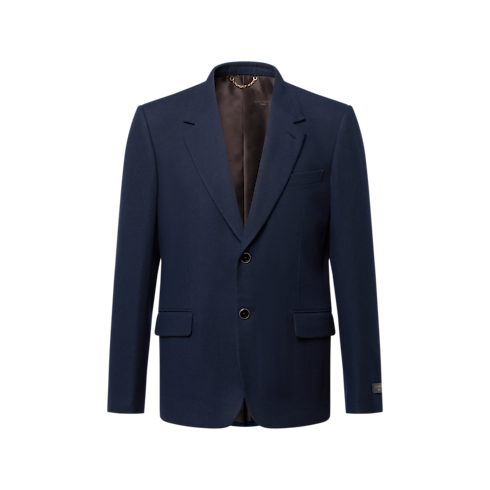 Single-Breasted Denim Notch Lapel Jacket in Men's Ready-to-Wear Denim Collection collections by Louis Vuitton (Product zoom)