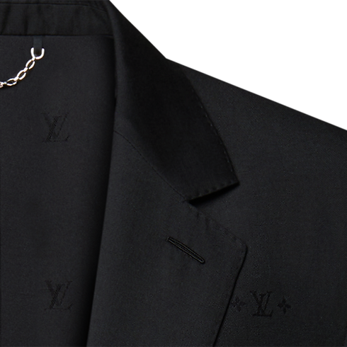 Single-Breasted Jacquard Gaston Jacket in Men's Ready-to-Wear All Ready-to-Wear collections by Louis Vuitton (Product zoom)