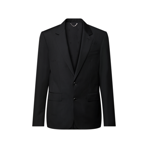 Single-Breasted Jacquard Gaston Jacket in Men's Ready-to-Wear All Ready-to-Wear collections by Louis Vuitton (Product zoom)