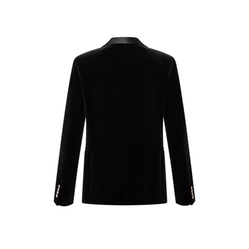 Single-Breasted Velvet Tuxedo Jacket in Men's Ready-to-Wear Blazers and Jackets collections by Louis Vuitton (Product zoom)