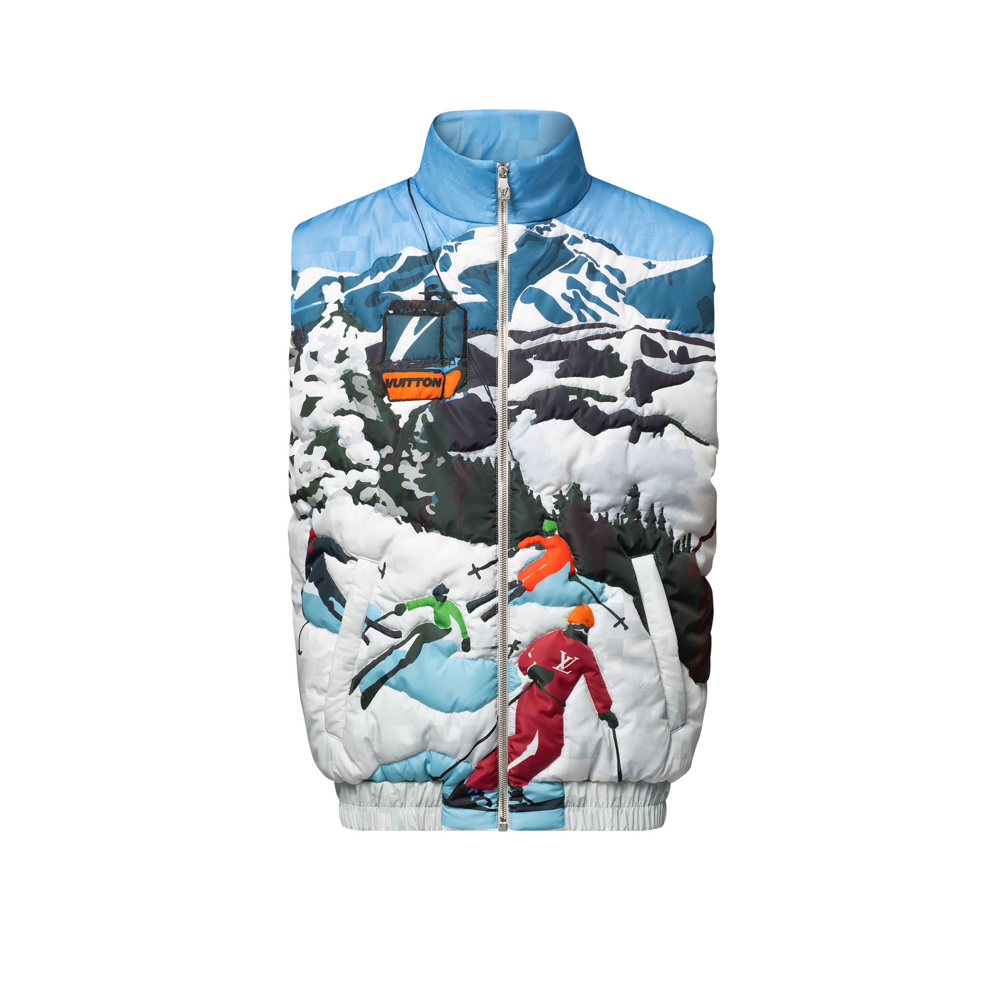 Sleeveless Quilted Vest  in Men