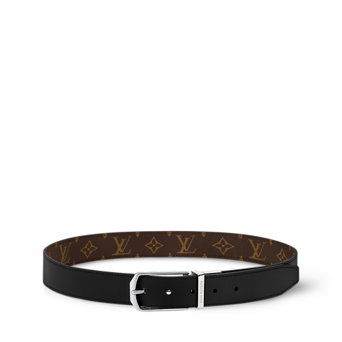 Slender 35mm Reversible Belt Monogram Canvas in Men's Accessories Belts collections by Louis Vuitton (Product zoom)