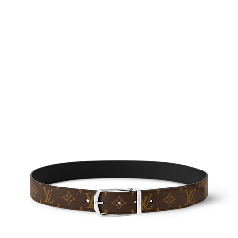 Slender 35mm Reversible Belt Monogram Canvas in Men's Accessories Belts collections by Louis Vuitton (Product zoom)