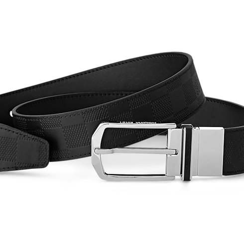 Slender 35mm Reversible Belt Other Leathers in Men's Accessories Belts collections by Louis Vuitton (Product zoom)