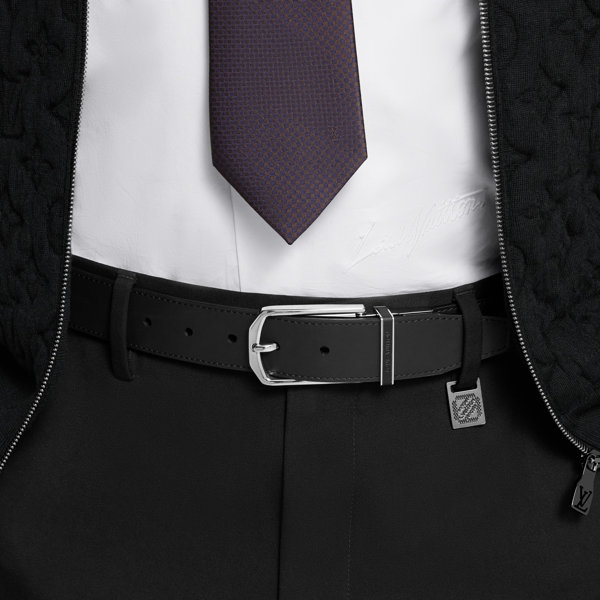 Slender 35mm Reversible Belt Other Leathers in Men