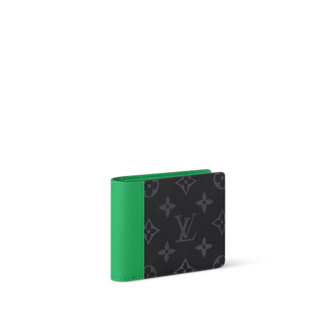 Slender Wallet Monogram Eclipse in Bags and Small Leather Goods's Men Small Leather Goods Compact & Long Wallets collections by Louis Vuitton (Product zoom)