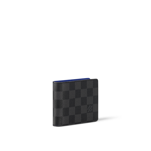 Slender Wallet Damier Graphite Canvas in Bags and Small Leather Goods's Men Small Leather Goods Compact & Long Wallets collections by Louis Vuitton (Product zoom)