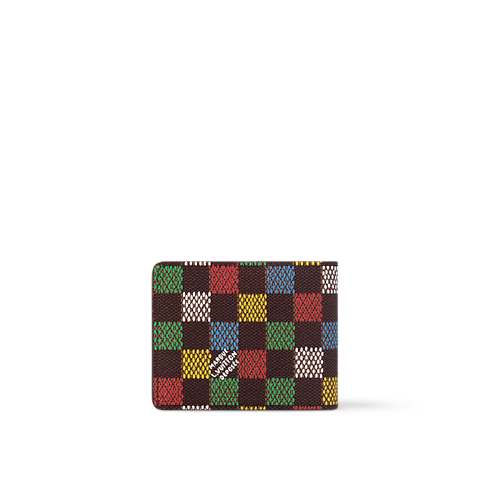 Slender Wallet Damier Ebene Canvas in Bags and Small Leather Goods's Men Small Leather Goods Compact & Long Wallets collections by Louis Vuitton (Product zoom)