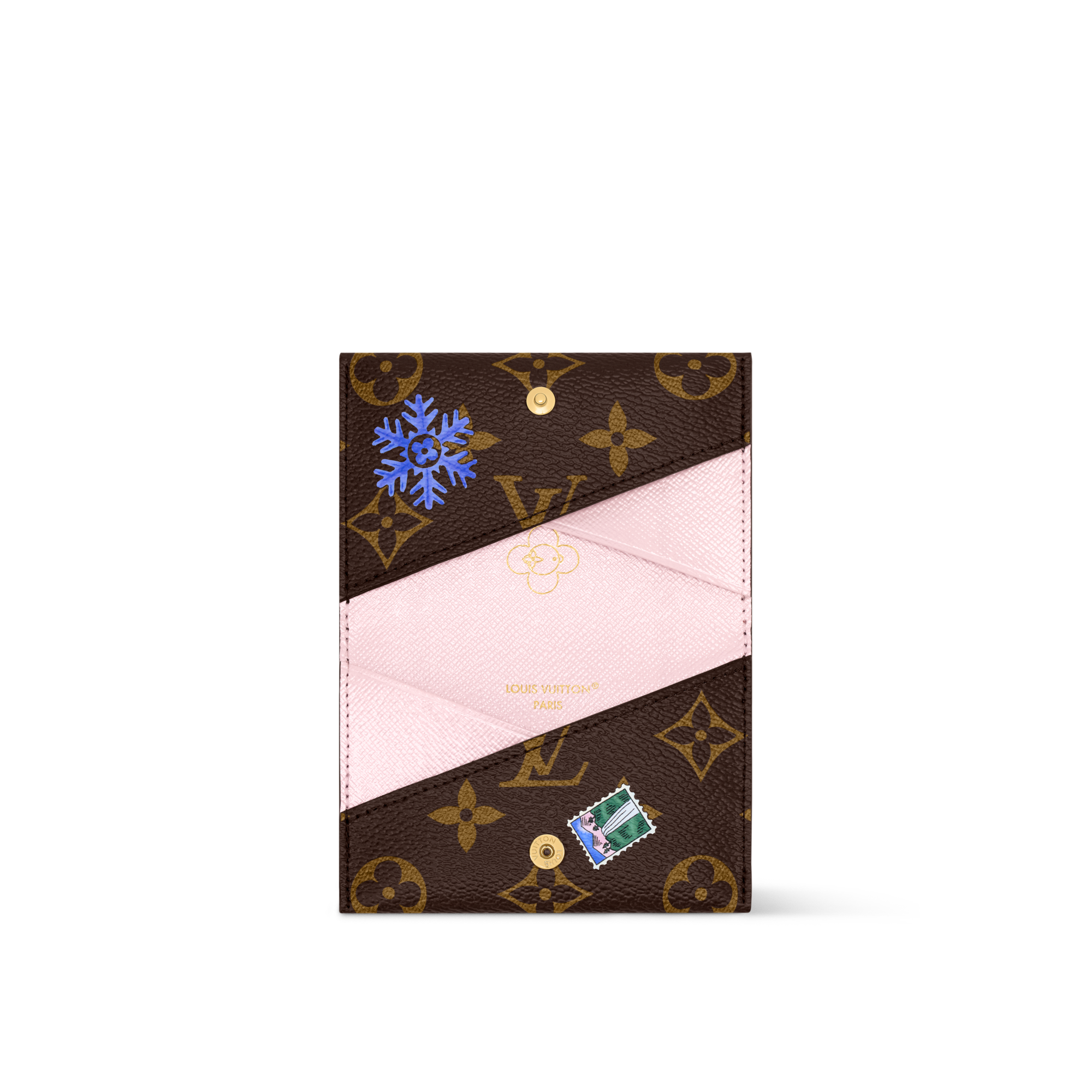 Slim Card Holder Monogram Canvas in Women