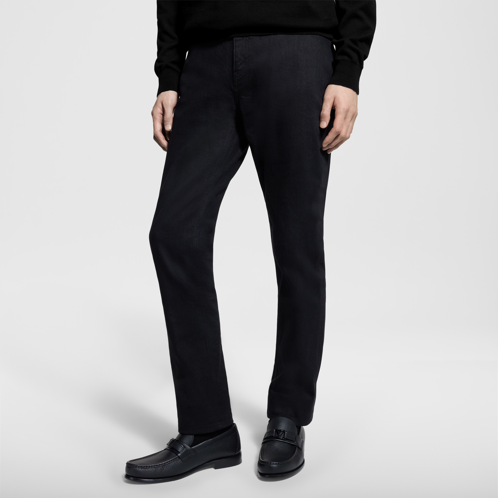 Slim Stretch Denim Trousers  in Men