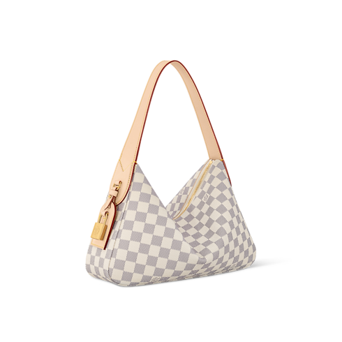Slouchy PM Damier Azur Canvas in Bags and Small Leather Goods's Women Bags New In collections by Louis Vuitton (Product zoom)