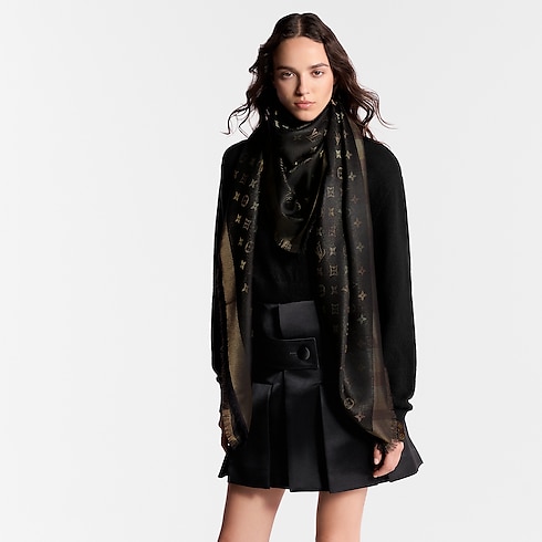 So Shine Monogram Shawl S00 in Women's Accessories Shawls and Stoles collections by Louis Vuitton (Product zoom)
