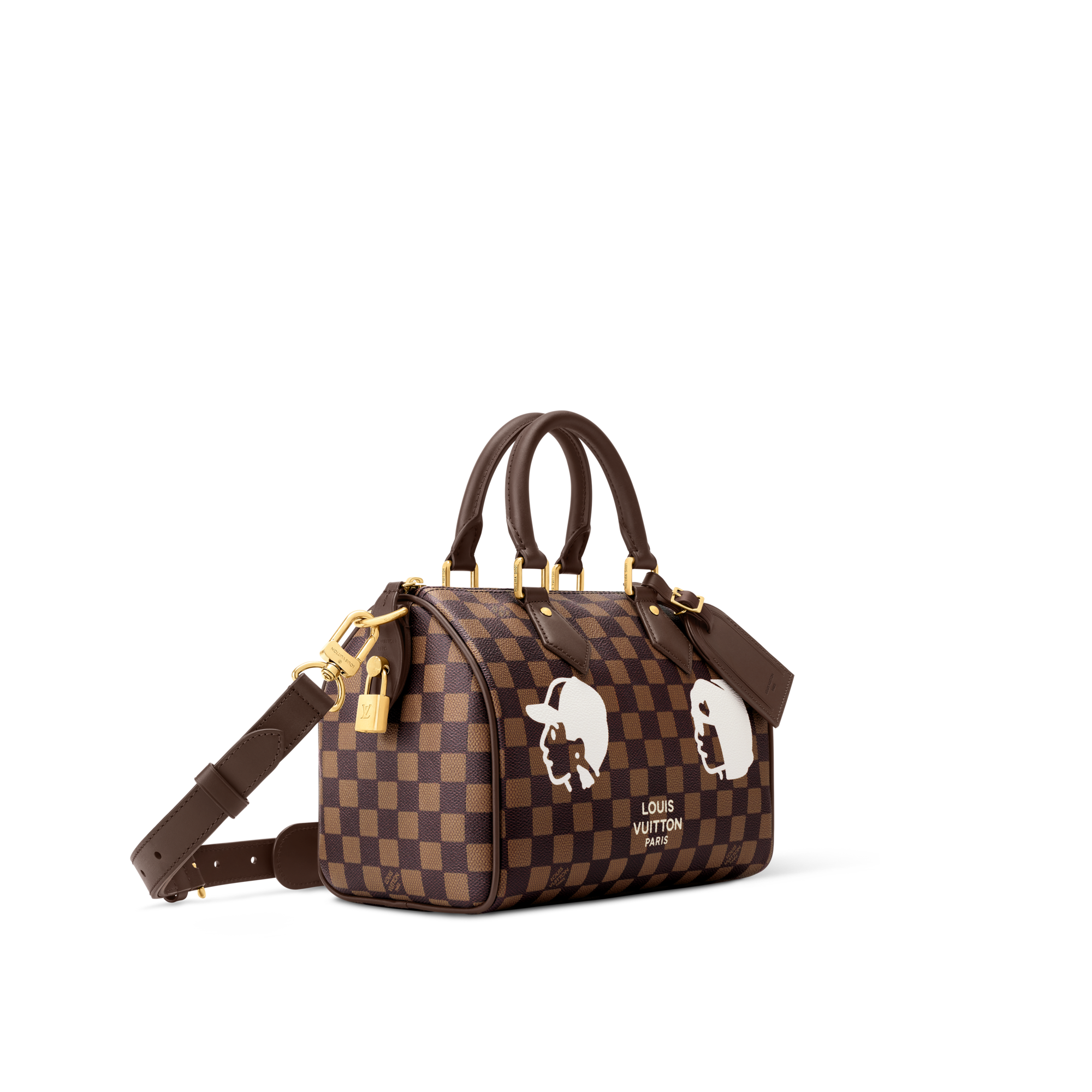 Speedy 25 Bandoulière Damier Other in Bags and Small Leather Goods