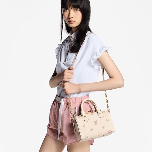 Speedy Bandoulière 20 Monogram Empreinte Leather in Bags and Small Leather Goods's Women Bags LV Icons collections by Louis Vuitton (Product zoom)