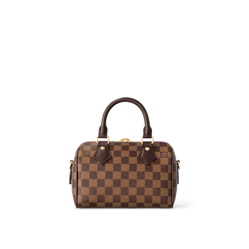 Speedy Bandoulière 20 Damier Ebene Canvas in Bags and Small Leather Goods's Women Bags LV Icons collections by Louis Vuitton (Product zoom)