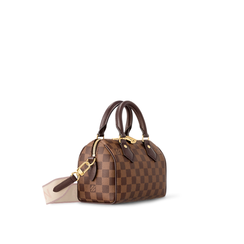 Speedy Bandoulière 20 Damier Ebene Canvas in Bags and Small Leather Goods's Women Bags LV Icons collections by Louis Vuitton (Product zoom)
