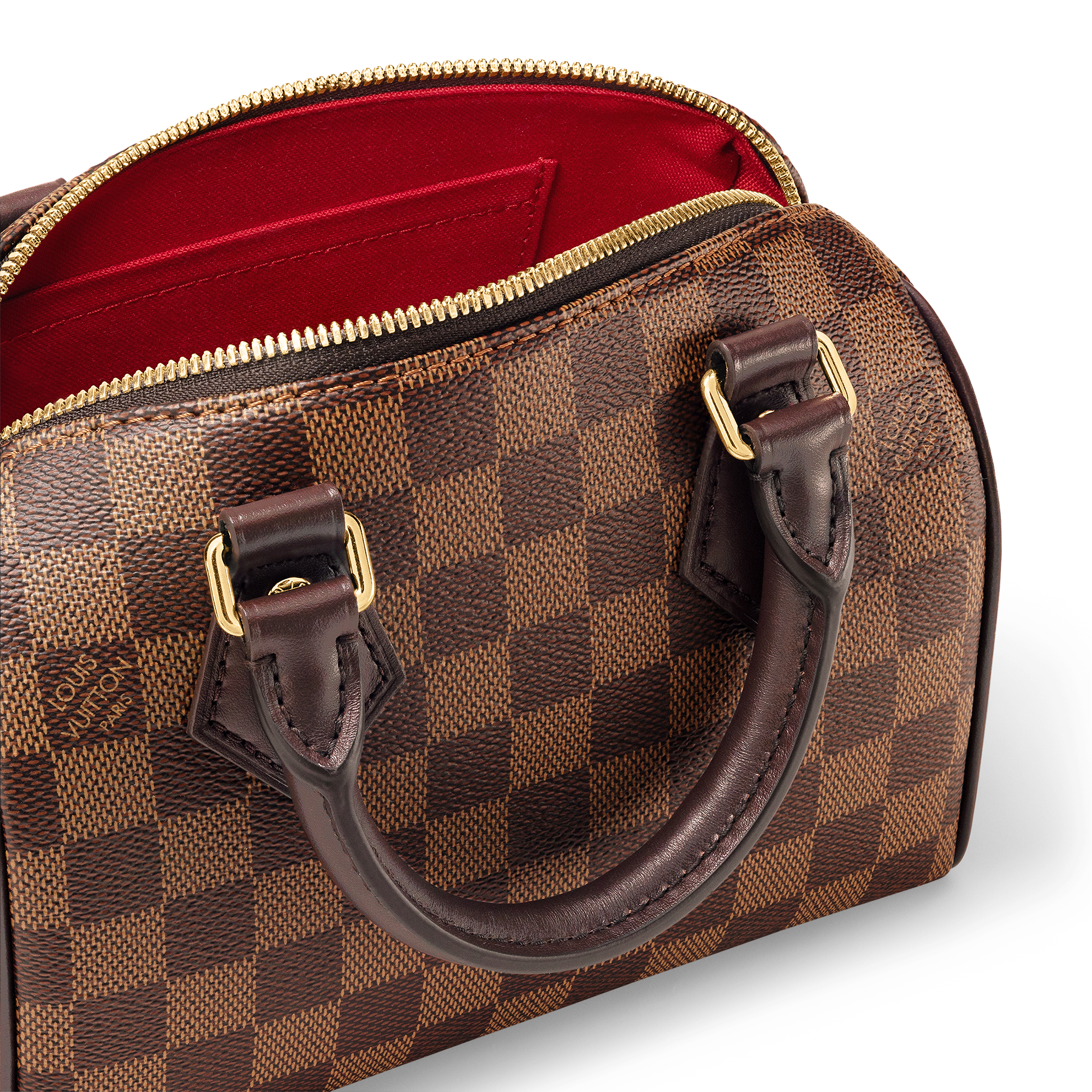 Speedy Bandoulière 20 Damier Ebene Canvas in Women