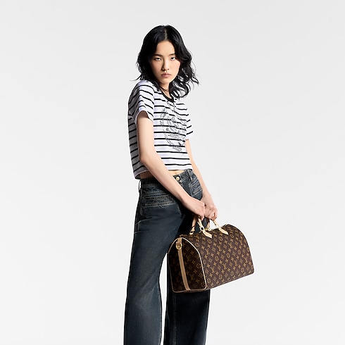 Speedy Bandoulière 35 Monogram Canvas in Women's Handbags Handbags collections by Louis Vuitton (Product zoom)