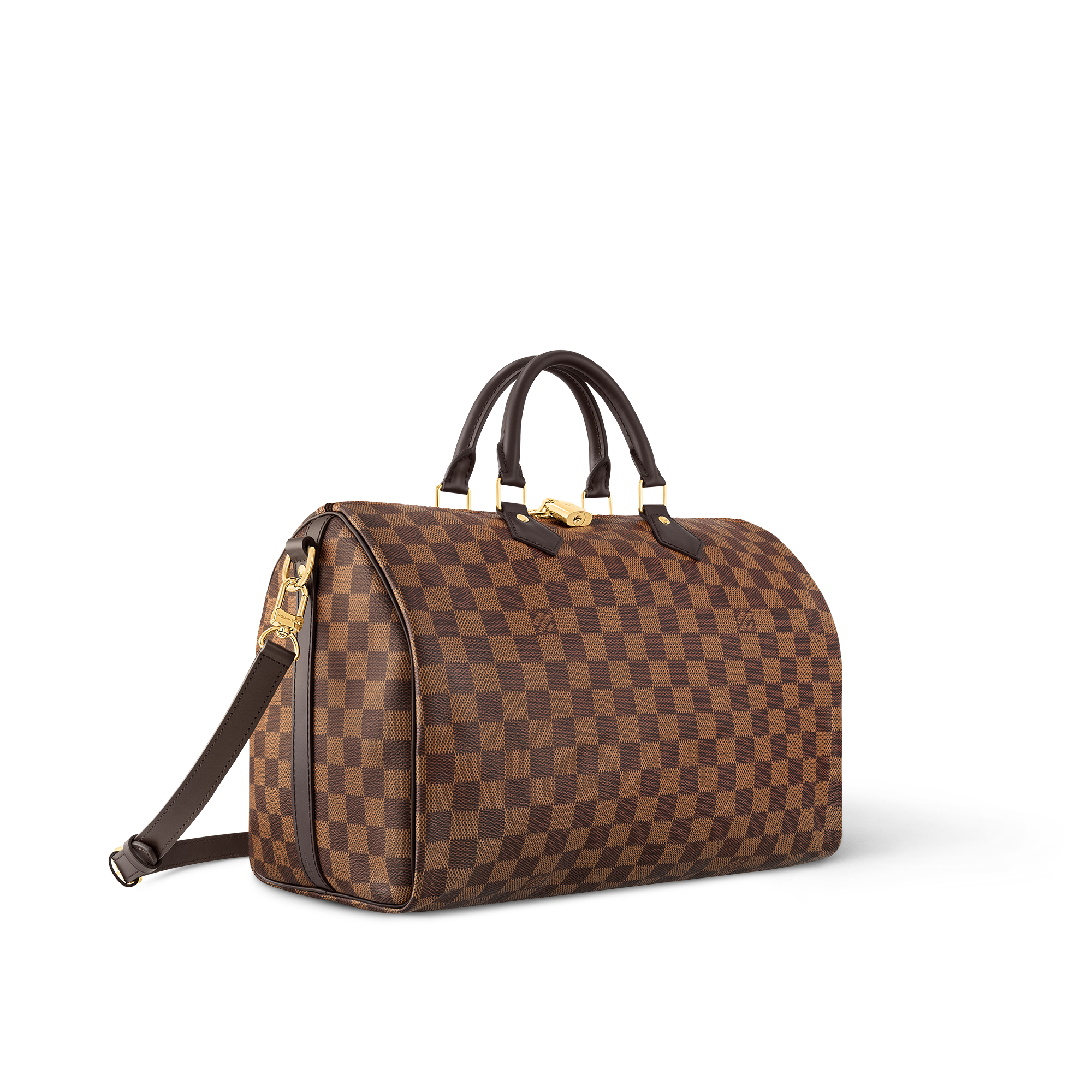 Speedy Bandoulière 35 Damier Ebene Canvas in Women