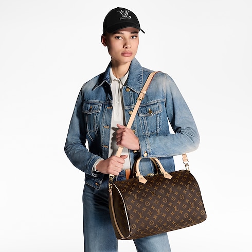 Speedy Bandoulière 35 Mon Monogram Monogram Canvas in Gifts's Personalization Bags and Small Leather Goods Personalization collections by Louis Vuitton (Product zoom)