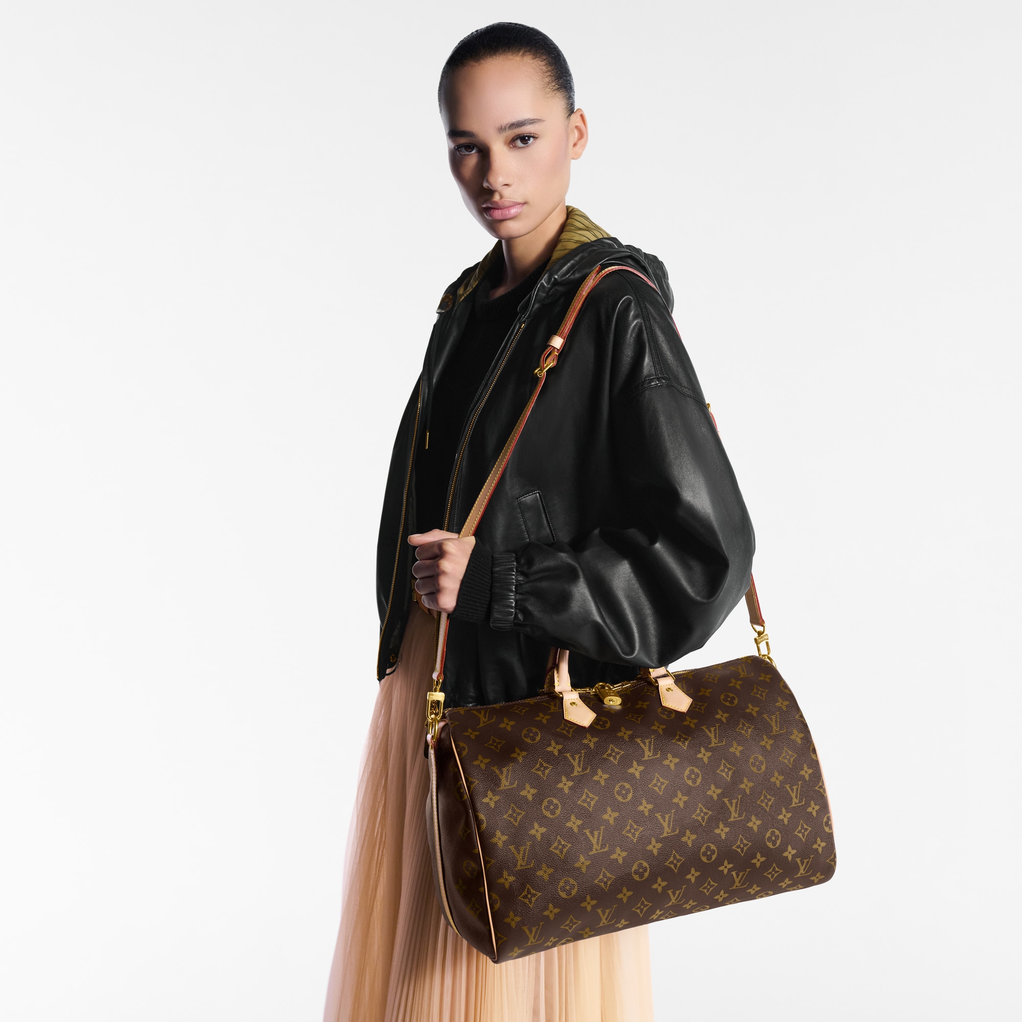 Speedy Bandoulière 40 Monogram Canvas in Women