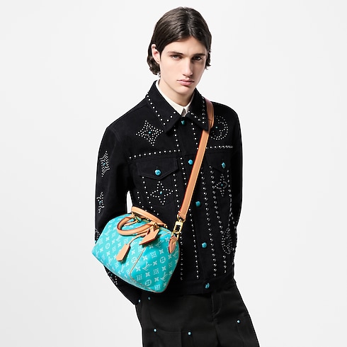 Speedy P9 Bandoulière 25 H40 in Les Extraordinaires's Leather Goods and Travel Speedy P9 collections by Louis Vuitton (Product zoom)