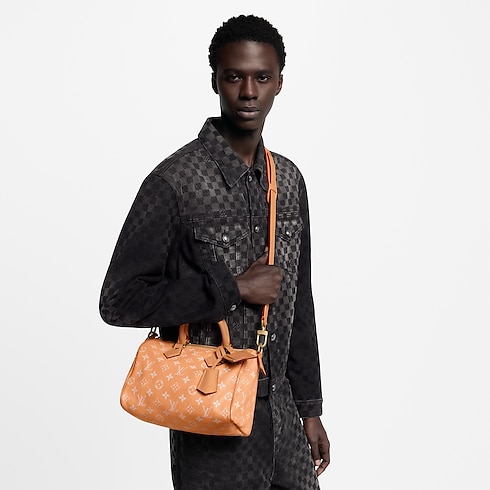 Speedy P9 Bandoulière 25 H40 in Les Extraordinaires's Leather Goods and Travel Speedy P9 collections by Louis Vuitton (Product zoom)