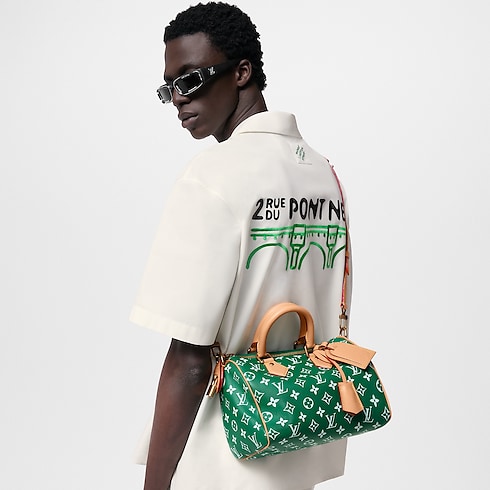 Speedy P9 Bandoulière 25 H40 in Les Extraordinaires's Leather Goods and Travel Speedy P9 collections by Louis Vuitton (Product zoom)