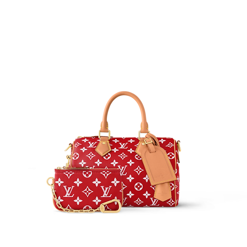 Speedy P9 Bandoulière 25 H40 in Les Extraordinaires's Leather Goods and Travel Speedy P9 collections by Louis Vuitton (Product zoom)