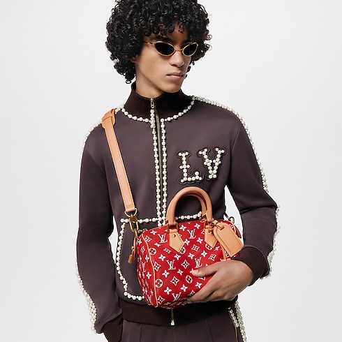 Speedy P9 Bandoulière 25 H40 in Les Extraordinaires's Leather Goods and Travel Speedy P9 collections by Louis Vuitton (Product zoom)