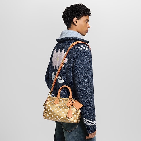 Speedy P9 Bandoulière 25 H40 in Les Extraordinaires's Leather Goods and Travel Speedy P9 collections by Louis Vuitton (Product zoom)