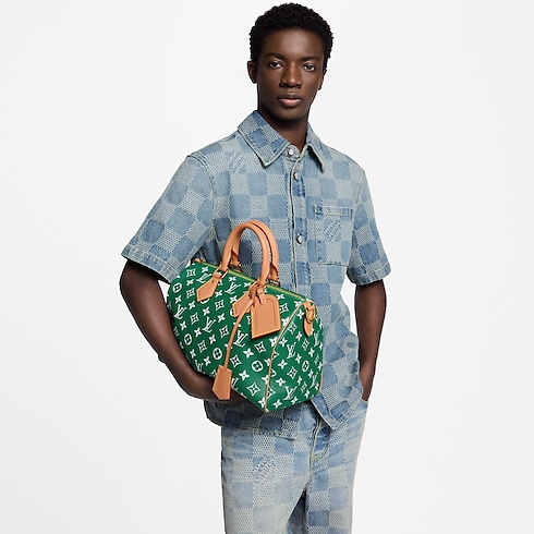 Speedy P9 Bandoulière 30 H40 in Les Extraordinaires's Leather Goods and Travel Speedy P9 collections by Louis Vuitton (Product zoom)