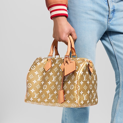 Speedy P9 Bandoulière 30 H40 in Les Extraordinaires's Leather Goods and Travel Speedy P9 collections by Louis Vuitton (Product zoom)