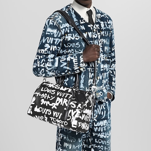 Speedy P9 Bandoulière 30 Scribble Autres Cuirs Monogram in Men's Bags Speedy P9 collections by Louis Vuitton (Product zoom)