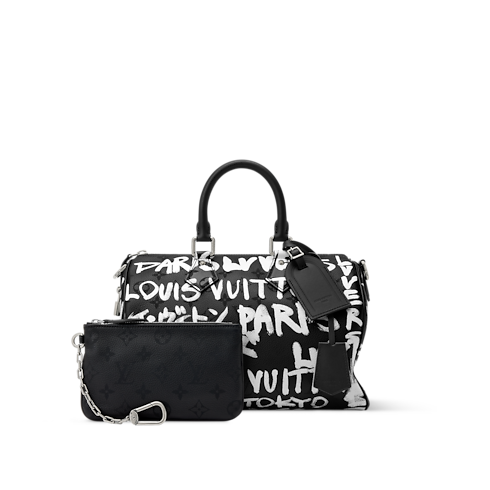 Speedy P9 Bandoulière 30 Scribble Autres Cuirs Monogram in Men's Bags Speedy P9 collections by Louis Vuitton (Product zoom)