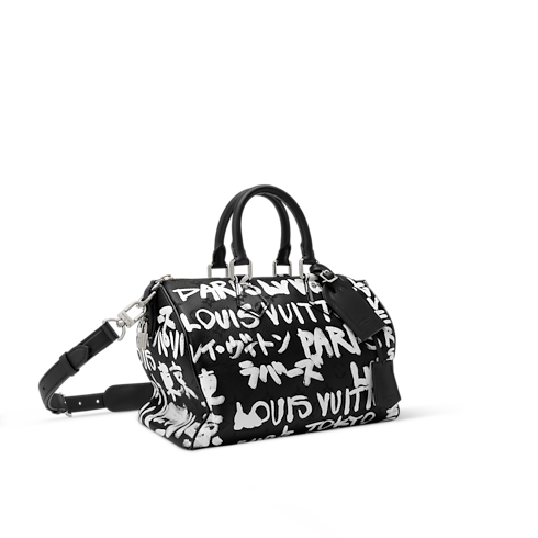 Speedy P9 Bandoulière 30 Scribble Autres Cuirs Monogram in Men's Bags Speedy P9 collections by Louis Vuitton (Product zoom)