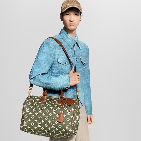 Speedy P9 Bandoulière 40 H40 in Les Extraordinaires's Leather Goods and Travel Speedy P9 collections by Louis Vuitton (Product zoom)