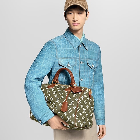 Speedy P9 Bandoulière 40 H40 in Les Extraordinaires's Leather Goods and Travel Speedy P9 collections by Louis Vuitton (Product zoom)