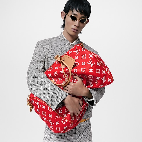 Speedy P9 Bandoulière 50 H40 in Les Extraordinaires's Leather Goods and Travel Speedy P9 collections by Louis Vuitton (Product zoom)