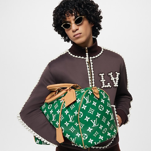 Speedy P9 Bandoulière 50 H40 in Les Extraordinaires's Leather Goods and Travel Speedy P9 collections by Louis Vuitton (Product zoom)