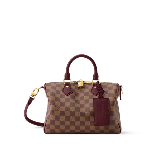 Speedy Soft 25 Damier Ebene Canvas in Women's Handbags Handbags collections by Louis Vuitton (Product zoom)
