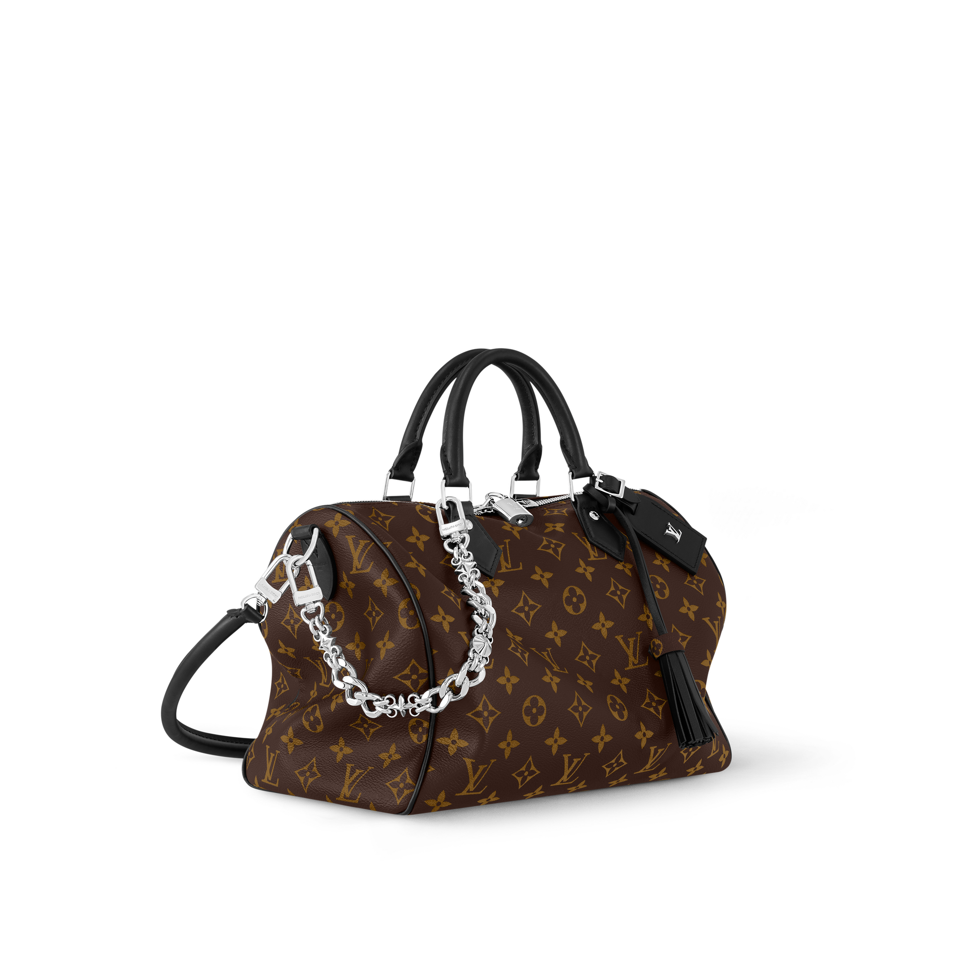Speedy Soft 30 Dark Monogram Canvas in Women