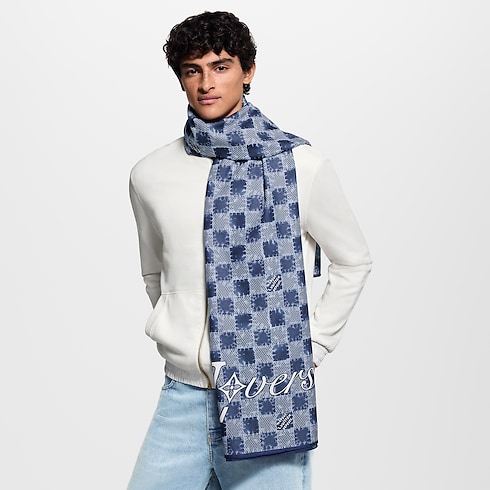Splash Damier Stole S00 in Men's Accessories Scarves collections by Louis Vuitton (Product zoom)
