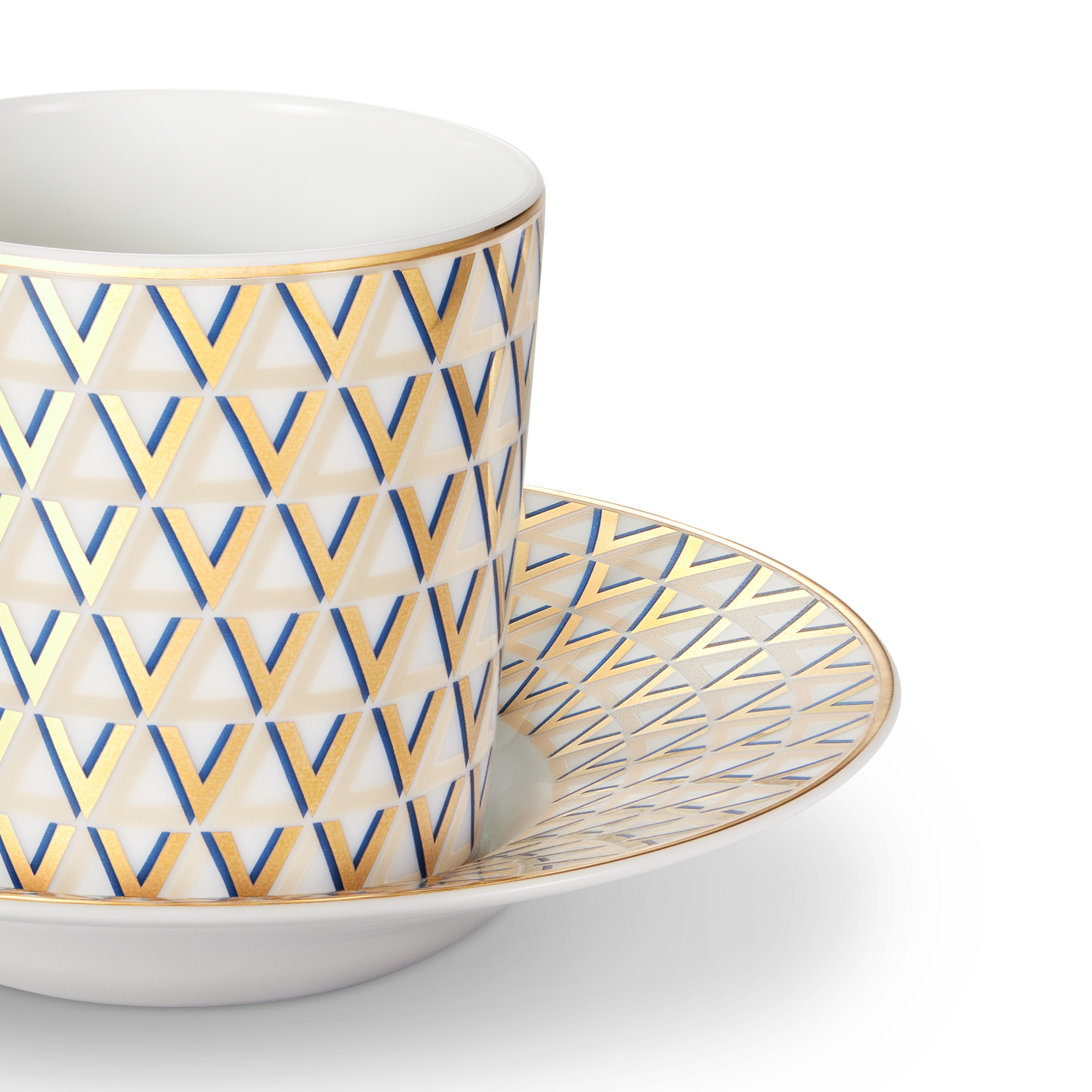 Splendor Set of 2 Coffee Cups and Saucers   in Trunks, Travel and Home