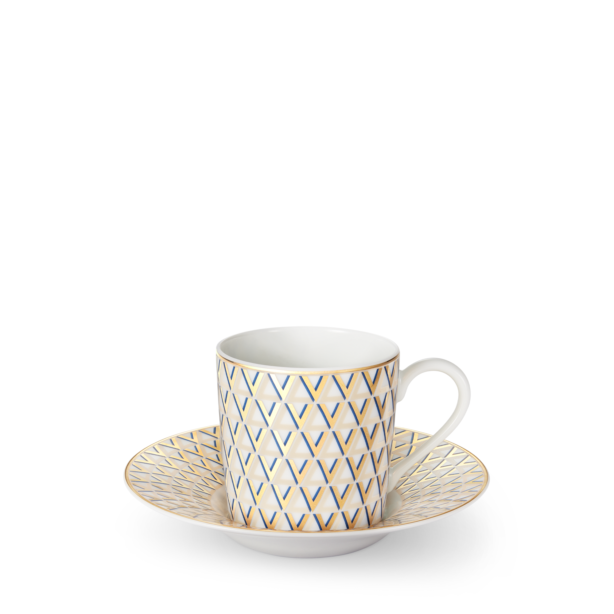 Splendor Set of 2 Coffee Cups and Saucers   in Trunks, Travel and Home