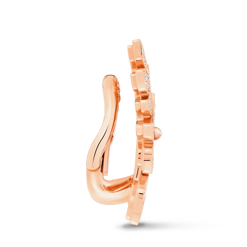 Star Blossom Ear Cuff, Pink Gold And Diamonds - Per Unit in Jewellery's Categories Earrings collections by Louis Vuitton (Product zoom)