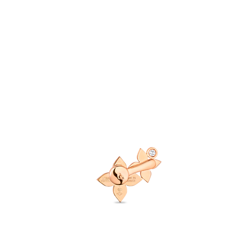 Star Blossom Right Earring, Pink Gold And Diamonds - Per Unit in Jewellery's Categories All Fine Jewellery collections by Louis Vuitton (Product zoom)