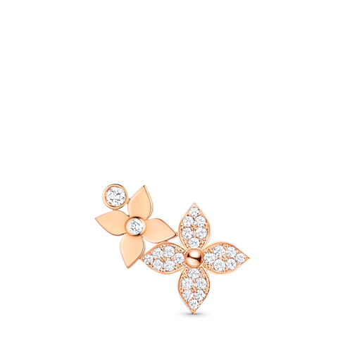 Star Blossom Right Earring, Pink Gold And Diamonds - Per Unit in Jewellery's Categories All Fine Jewellery collections by Louis Vuitton (Product zoom)