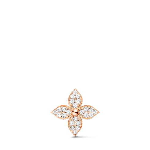 Star Blossom Stud, Pink Gold And Diamonds - Per Unit in Jewellery's Categories All Fine Jewellery collections by Louis Vuitton (Product zoom)