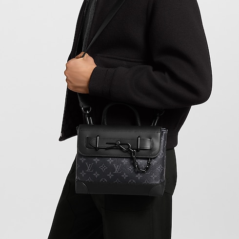 Steamer PM Monogram Eclipse in Men's Bags All Collections collections by Louis Vuitton (Product zoom)